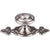 Top Knobs M2134 Canterbury Knob 1 1/4 Inch w/Backplate
