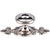 Top Knobs M2134 Canterbury Knob 1 1/4 Inch w/Backplate