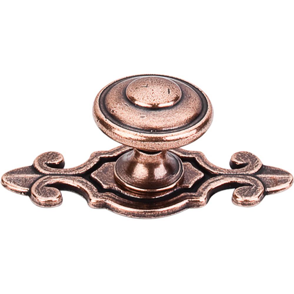 Top Knobs M2134 Canterbury Knob 1 1/4 Inch w/Backplate