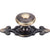 Top Knobs M2134 Canterbury Knob 1 1/4 Inch w/Backplate