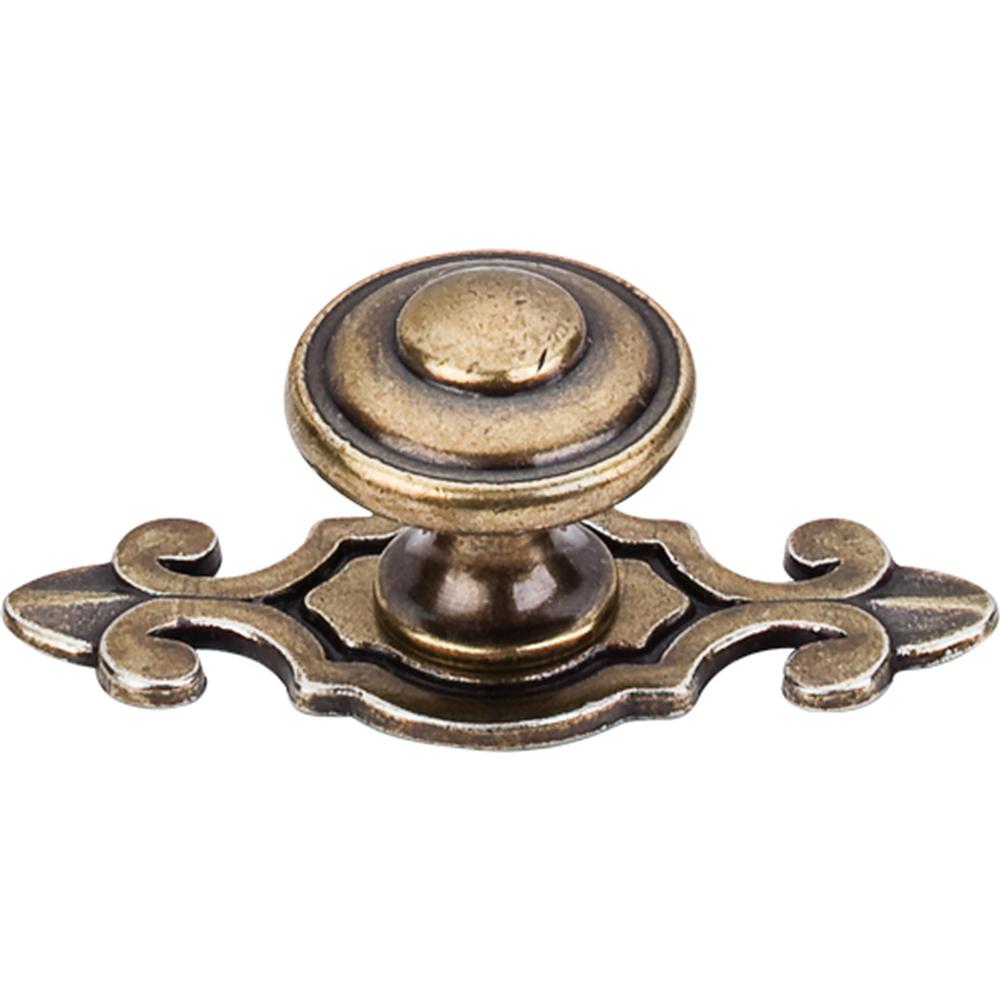 Top Knobs M2134 Canterbury Knob 1 1/4 Inch w/Backplate