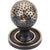 Top Knobs M44 Paris Knob Mottled 1 1/4 Inch With Backplate - Parent