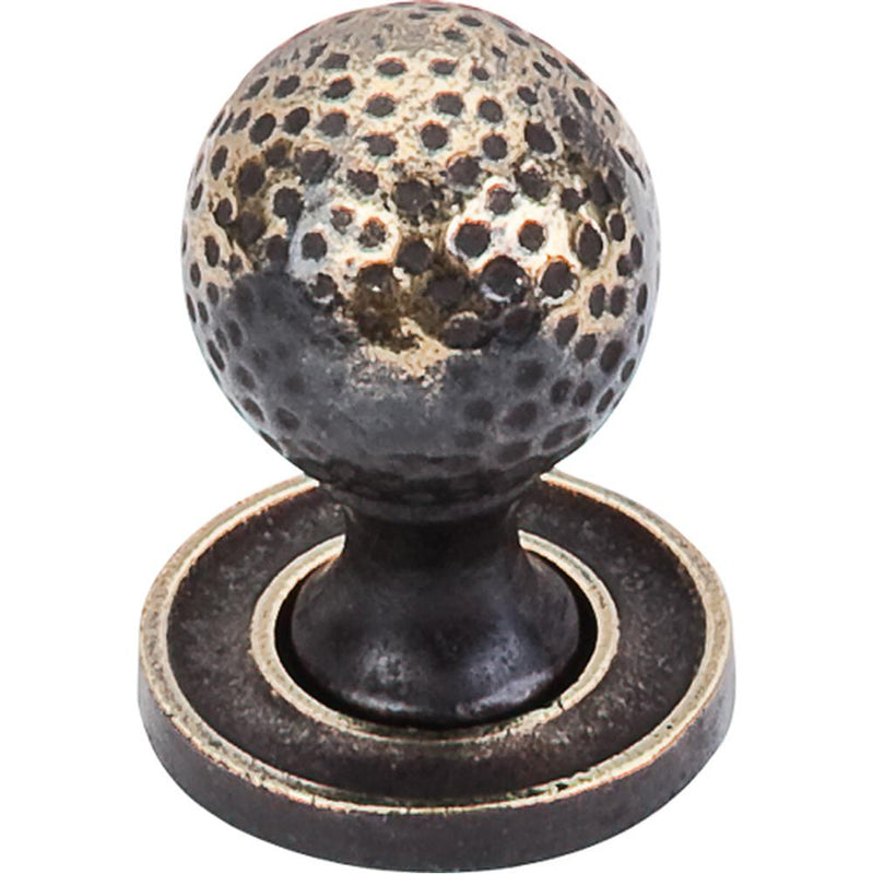 Top Knobs M44 Paris Knob Mottled 1 1/4 Inch With Backplate - Parent