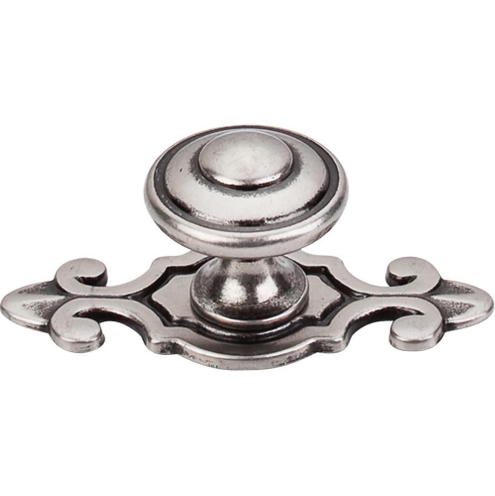 Top Knobs M2134 Canterbury Knob 1 1/4 Inch w/Backplate