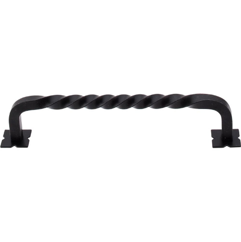 Top Knobs Square Twist D Pull Center to Center With Backplates - Parent