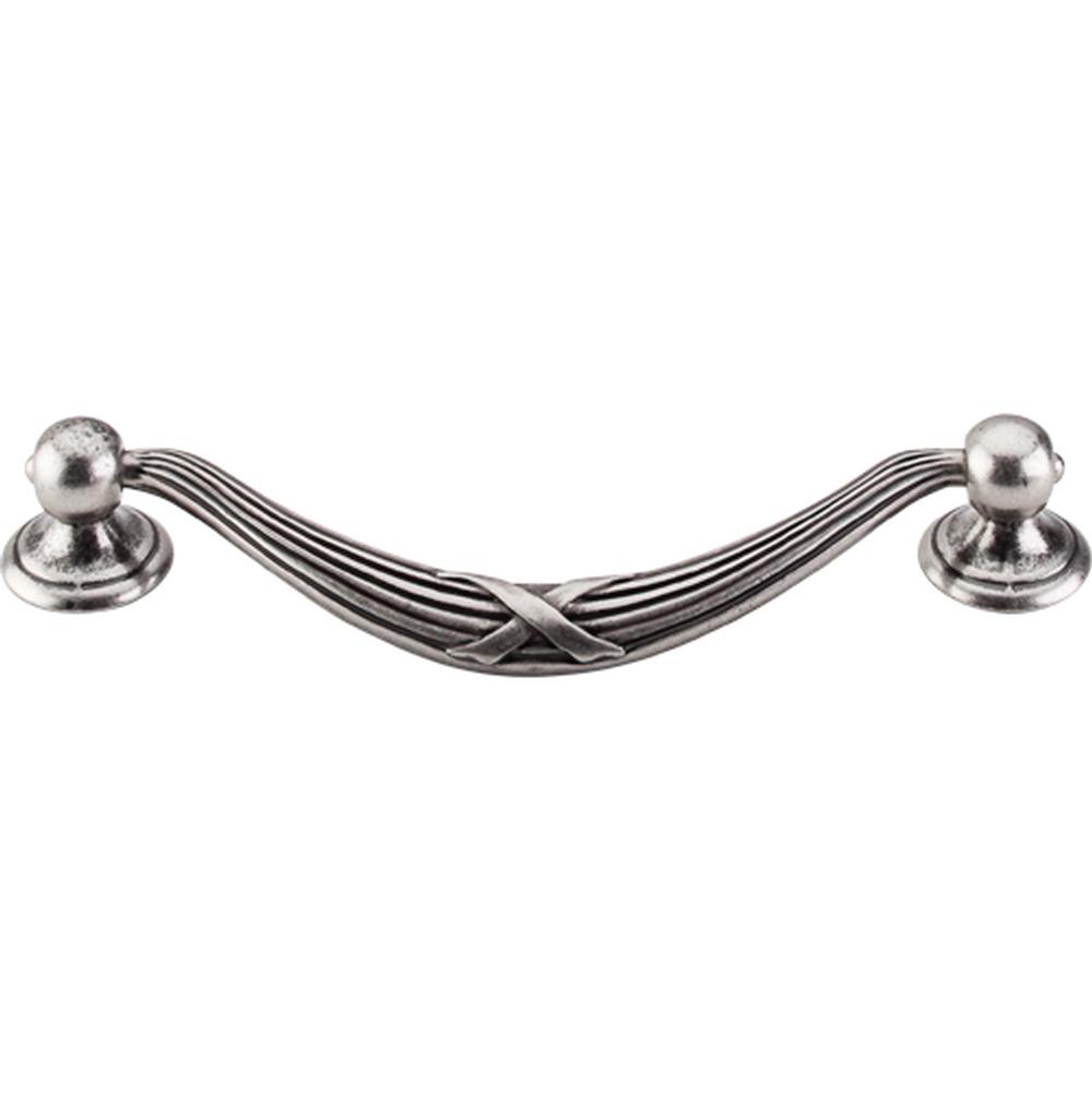 Top Knobs M93 Ribbon and Reed Drop Pull 5 1/16 Inch Center to Center - Parent