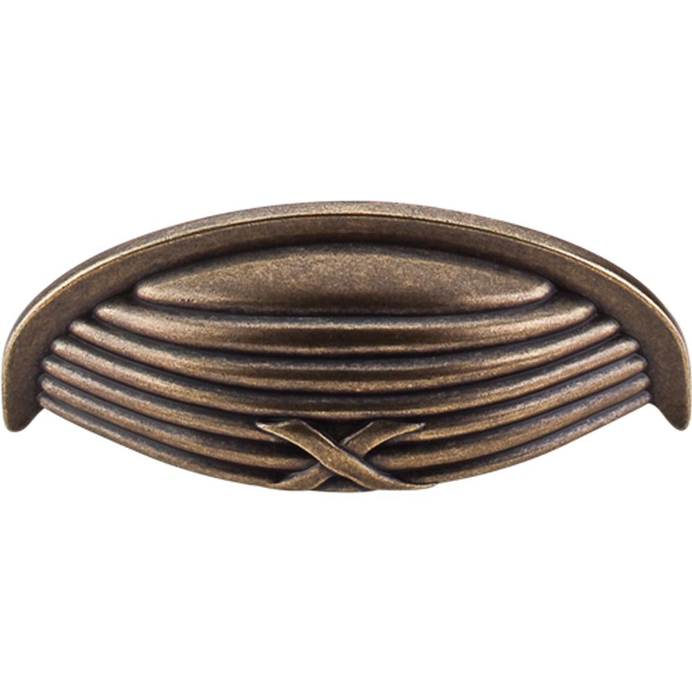 Top Knobs M940 Ribbon Reed Cup Pull 3"