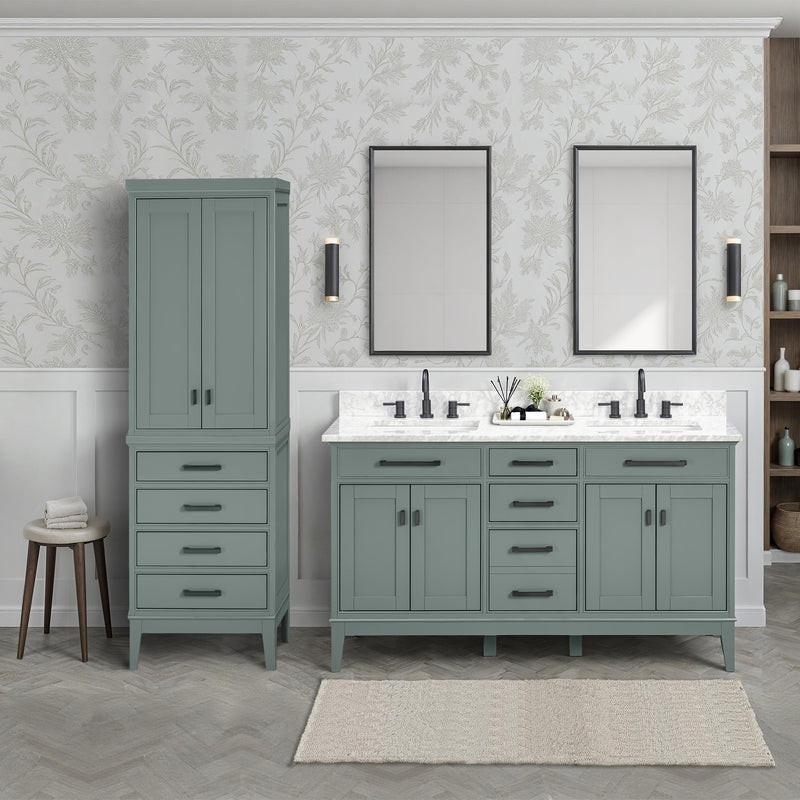 Avanity MADISON-LT24-SG Madison 24 In. Bathroom Linen Cabinet In Smoke Green