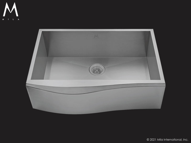 Mila MAS-805SB Single Bowl Apronfront Sink