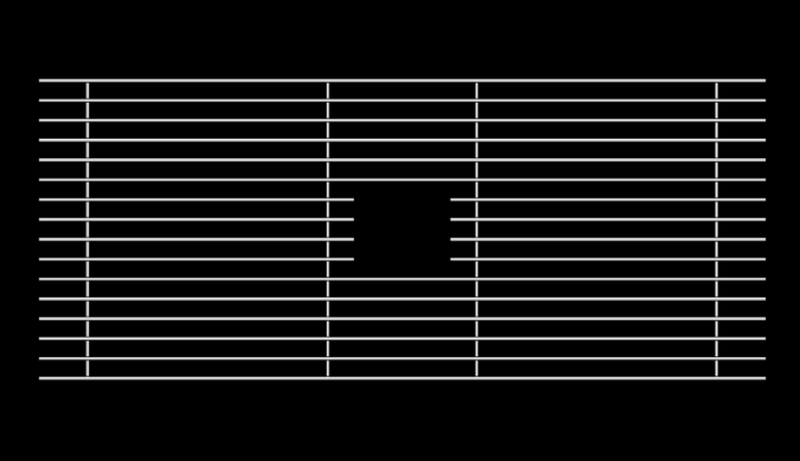 Mila MBG-637 Solid Stainless Steel Bar Basin Grid - Parent