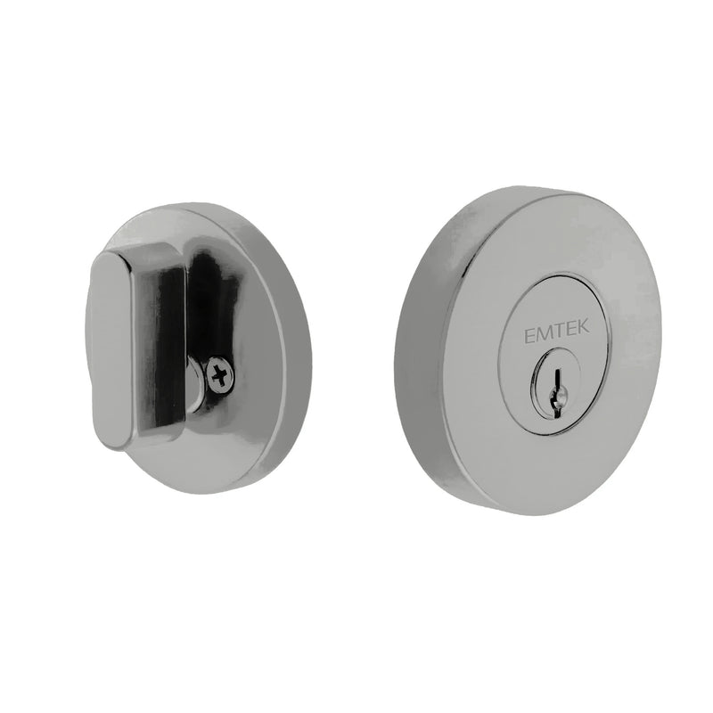 Emtek MC-EE2100-12 Round Deadbolt - Single Cylinder - Parent