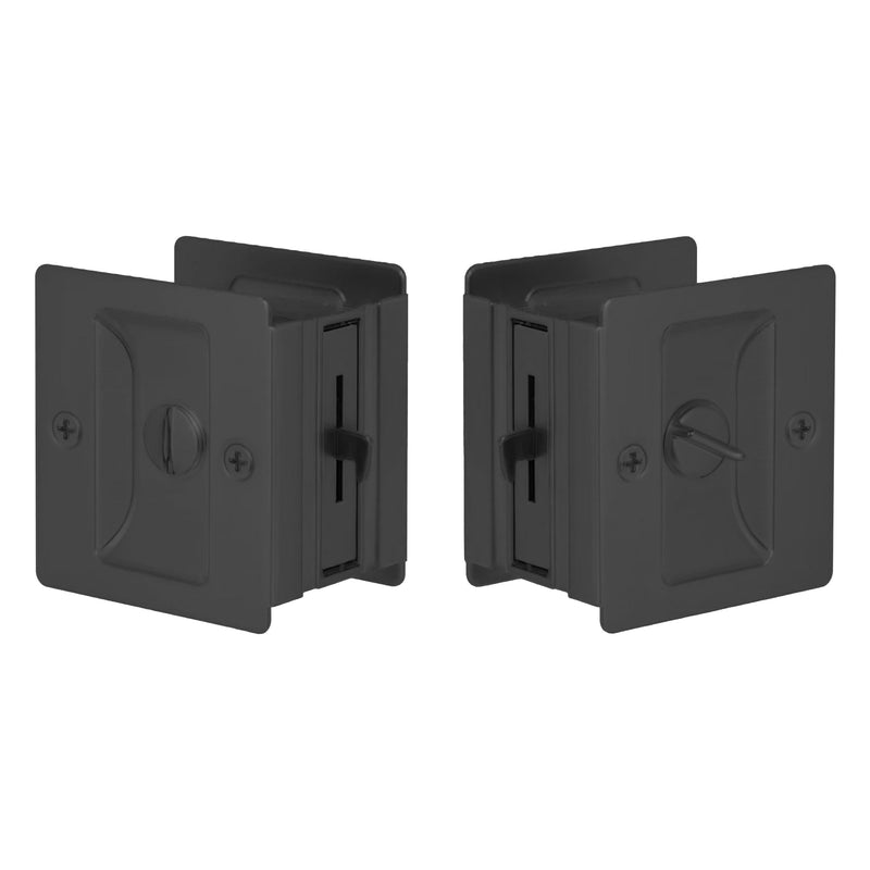 Emtek MC-EEPDSQU65-30 Square Pocket Door Lock - Privacy - Parent
