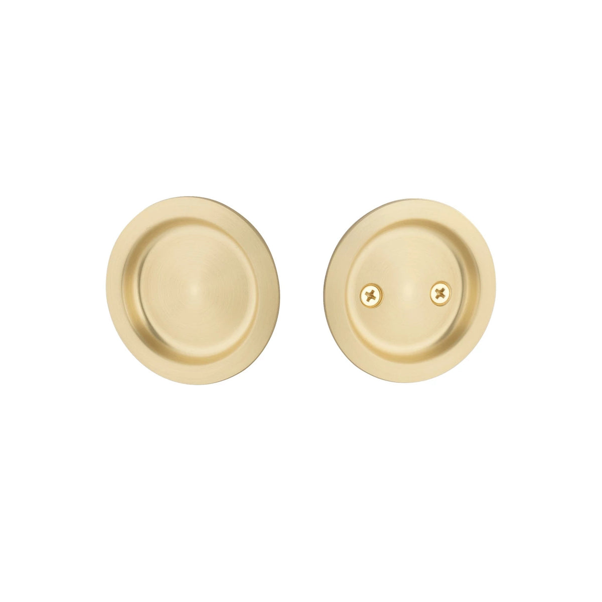 Emtek MC-EETPDRND62-30 Round Tubular Pocket Door Lock - Tubular Passage