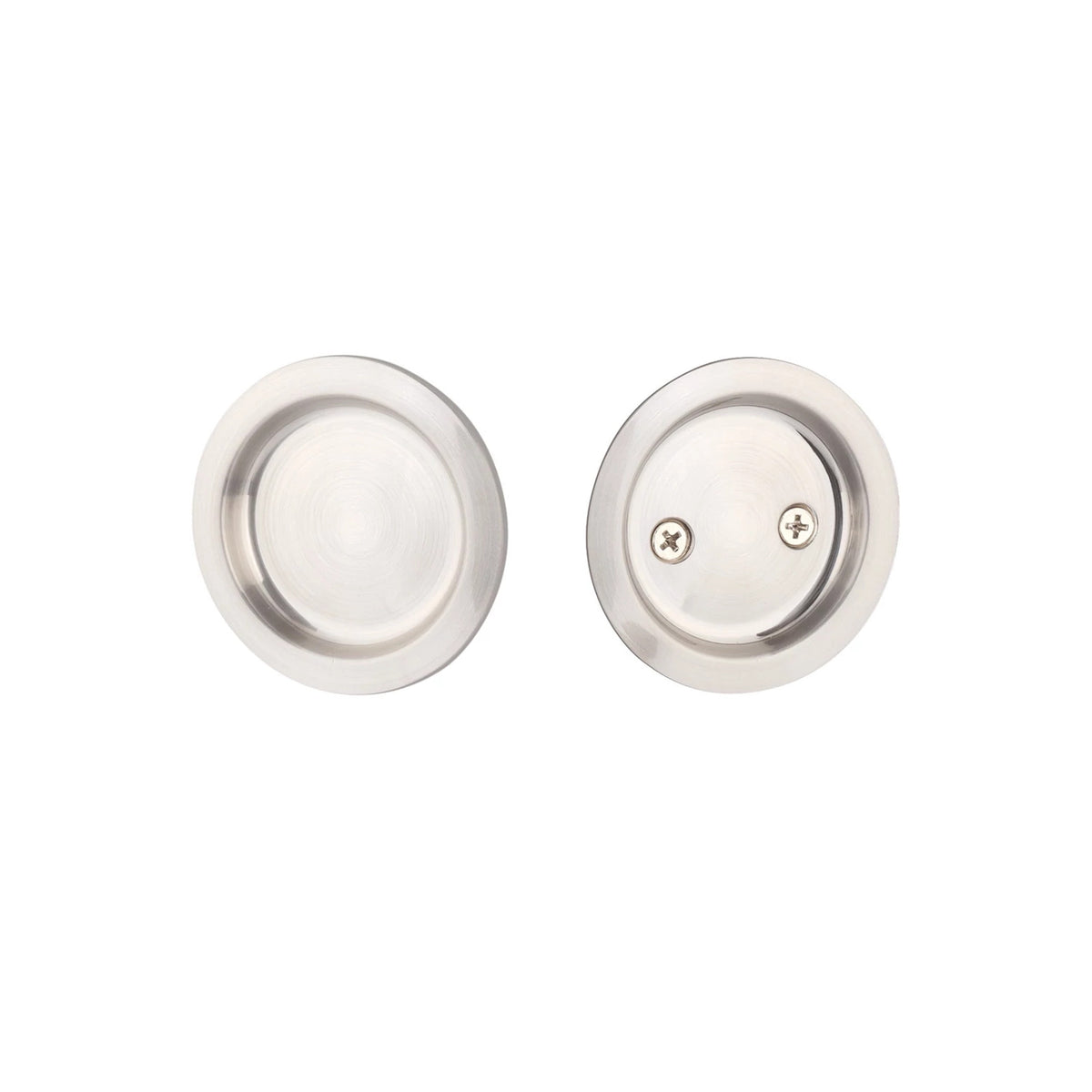 Emtek MC-EETPDRND62-30 Round Tubular Pocket Door Lock - Tubular Passage