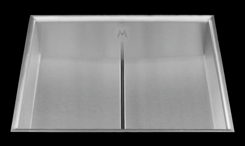 Mila MCFB-301SB Low Profile Rim Flush Mount Bathroom Sinks