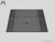 Mila MCFS-654SB Crescent Single Bowl Flush Mount Sink