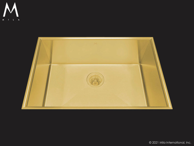 Mila MCFS-655 Crescent Single Bowl Flush Mount Sink - Parent