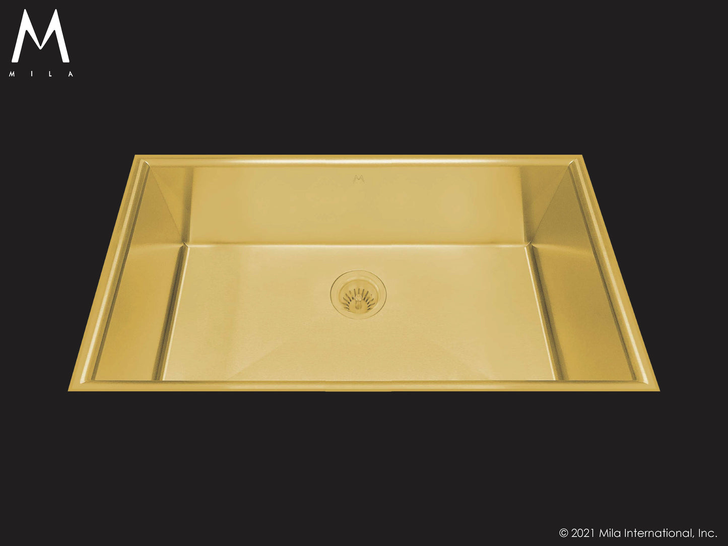 Mila MCFS-656 Crescent Single Bowl Flush Mount Sink - Parent