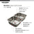 Houzer MD-3109-20 Medallion 31 Inch Stainless Steel Undermount 50/50 Double Bowl Kitchen Sink