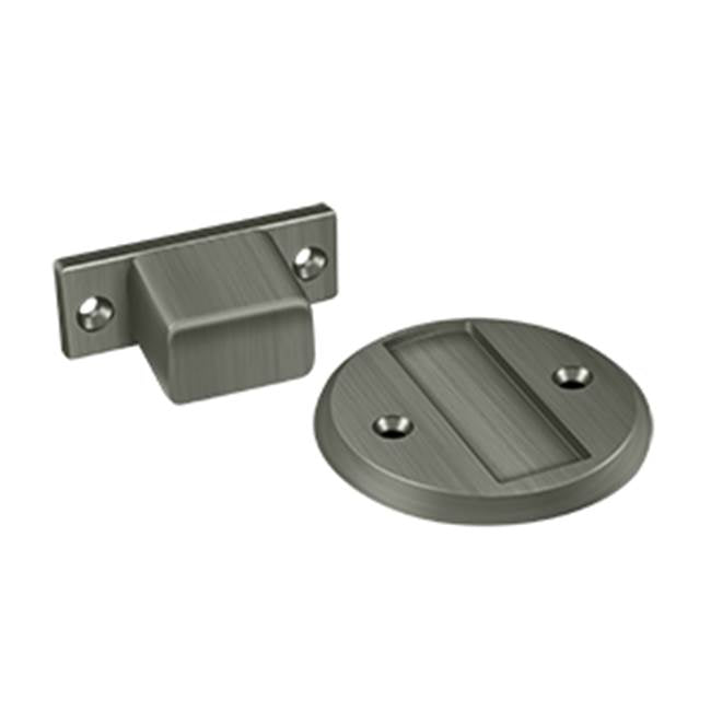 Deltana MDHF25 Magnetic Door Holder Flush 2-1/2 Diameter