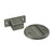 Deltana MDHF25 Magnetic Door Holder Flush 2-1/2 Diameter