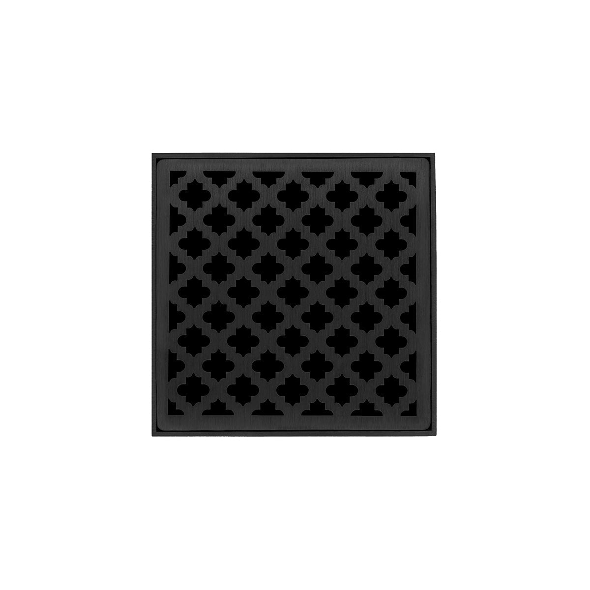 Infinity Drain MD 5-2I 5” x 5” MD 5 - Strainer - Moor Pattern & 2" Throat w/Cast Iron Drain Body 2” Outlet