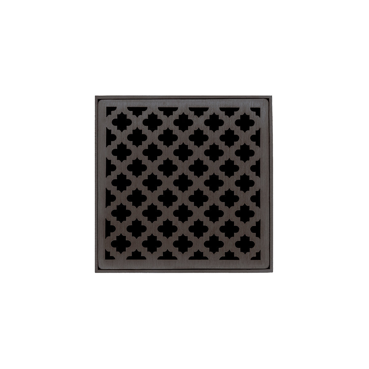 Infinity Drain MD 5-2P 5” x 5” MD 5 - Strainer - Moor Pattern & 2" Throat w/PVC Drain Body 2” Outlet