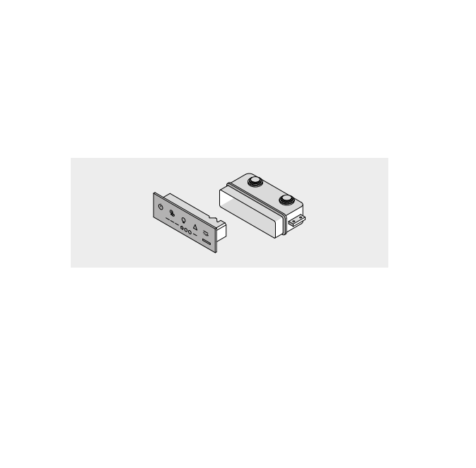 Effe ME60000042 Remote control panel for nuvola and nuvola smart power cm. 18x6