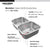 Houzer MEC-3220SL-1 Medallion 32 Inch Stainless Steel Undermount 60/40 Double Bowl Kitchen Sink With Small Left Bowl