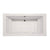 Hydro Systems MEN7036ACO Mellenie 70 X 36 Acrylic Airbath & Whirlpool Combo Tub System
