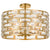 Crystorama MER-4866-GA_CEILING Meridian 6 Light Ceiling Mount - Antique Gold