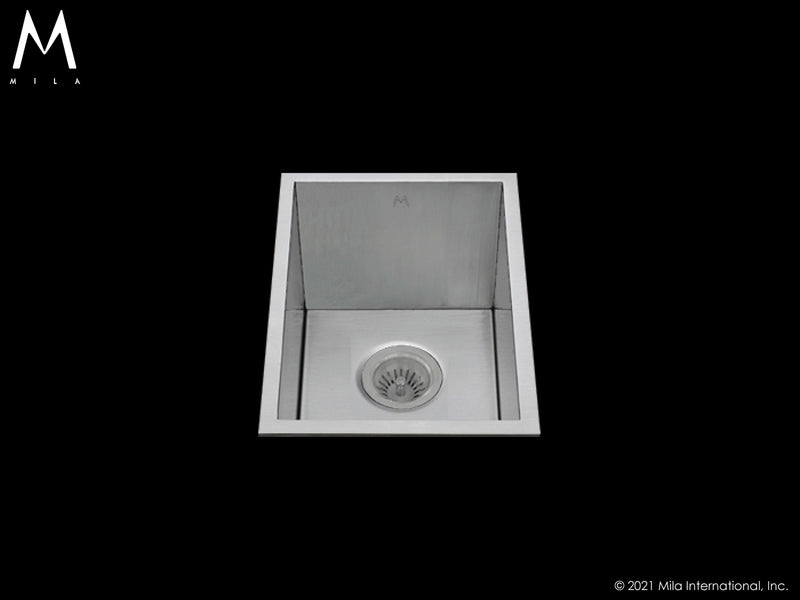 Mila MES-501SB Atelier Entertainment Single Bowl Flush Mount/Tri Mount