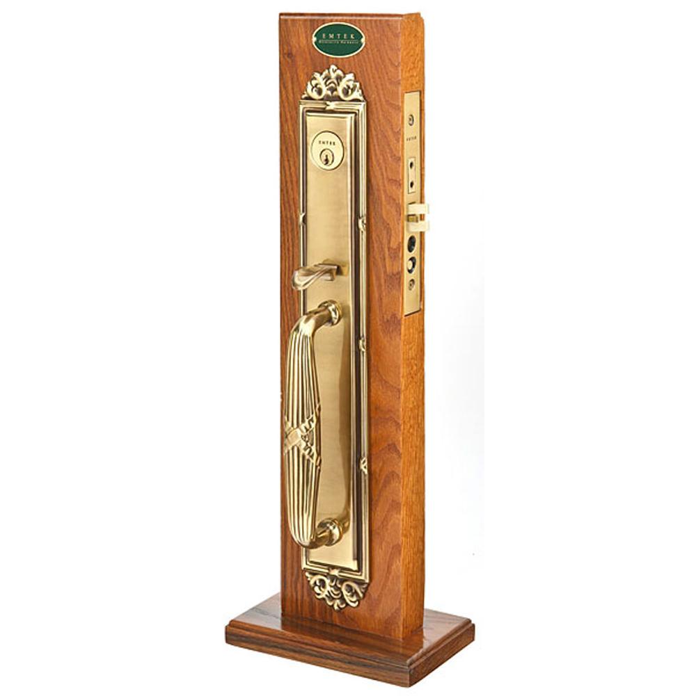 Emtek 3009RBLRH Dummy , Versailles Mortise , Ribbon and Reed Lever , RH - Parent