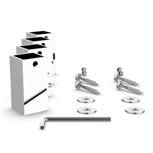 Artos MH15 Heated Towel Rail Mounting Brackets and Hardware