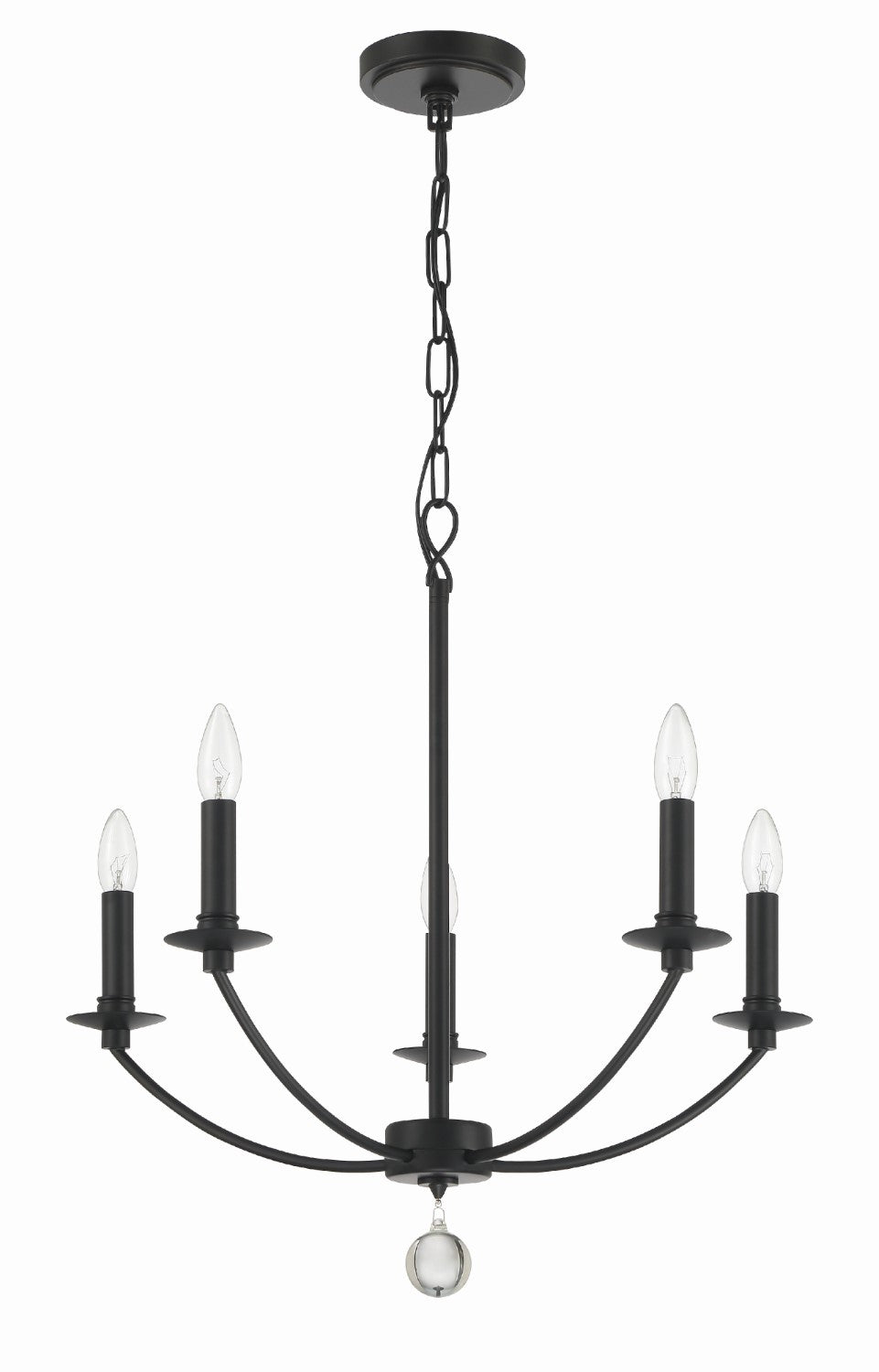 Crystorama MIL-8005 Mila 5 Light Chandelier - Parent