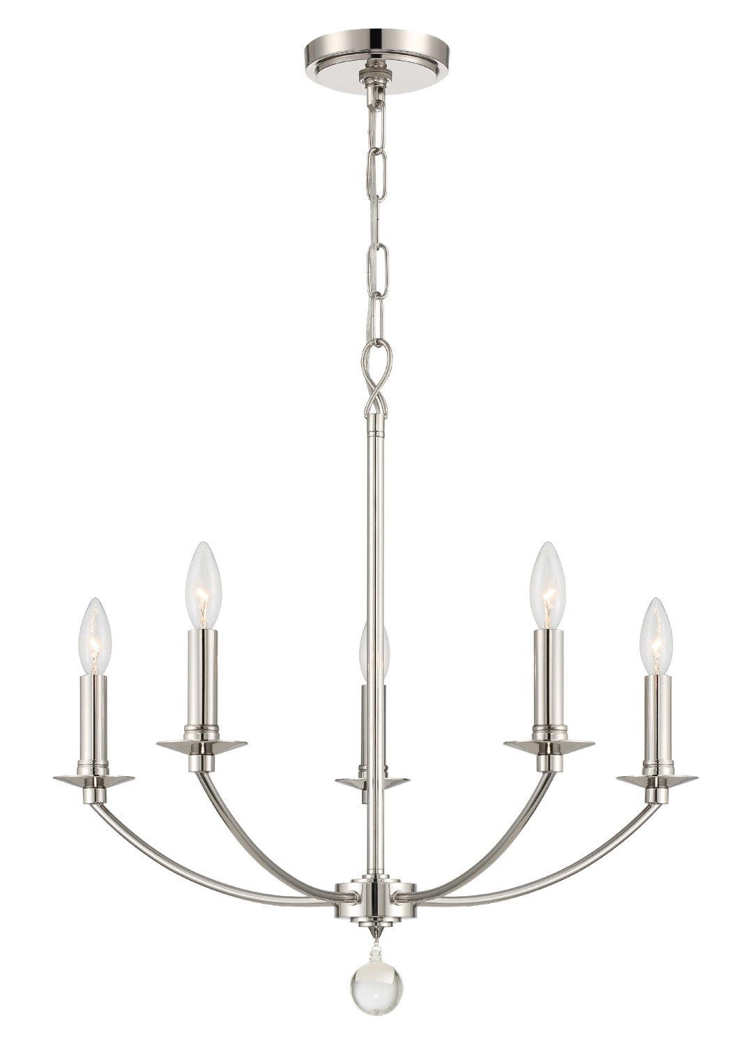 Crystorama MIL-8005 Mila 5 Light Chandelier