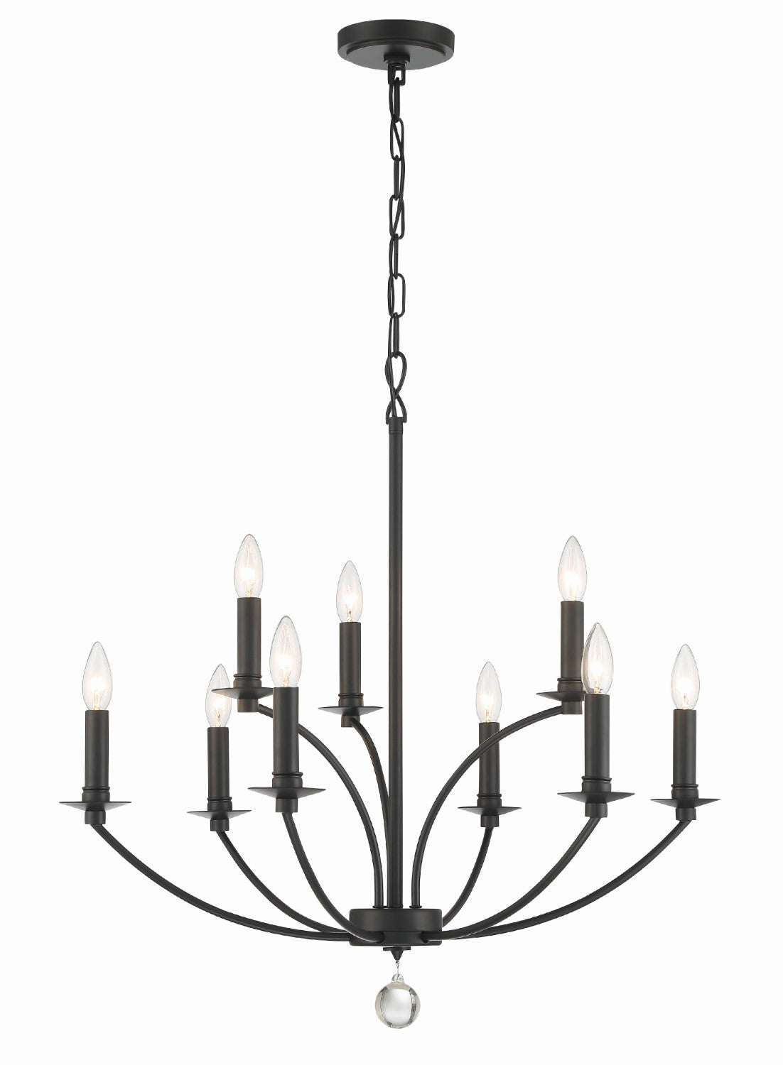 Crystorama MIL-8009 Mila 9 Light Chandelier