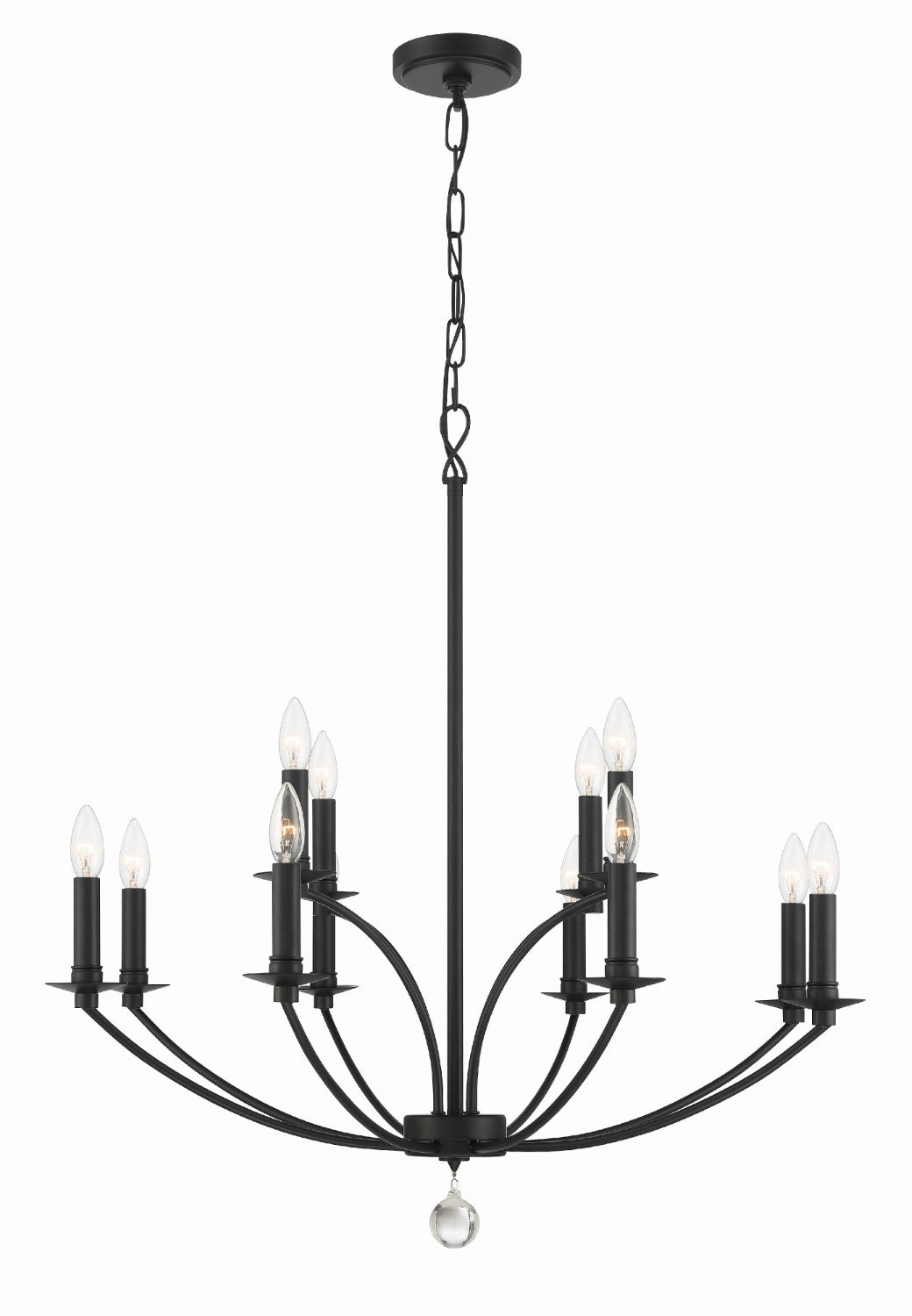 Crystorama MIL-8012 Mila 12 Light Chandelier - Parent