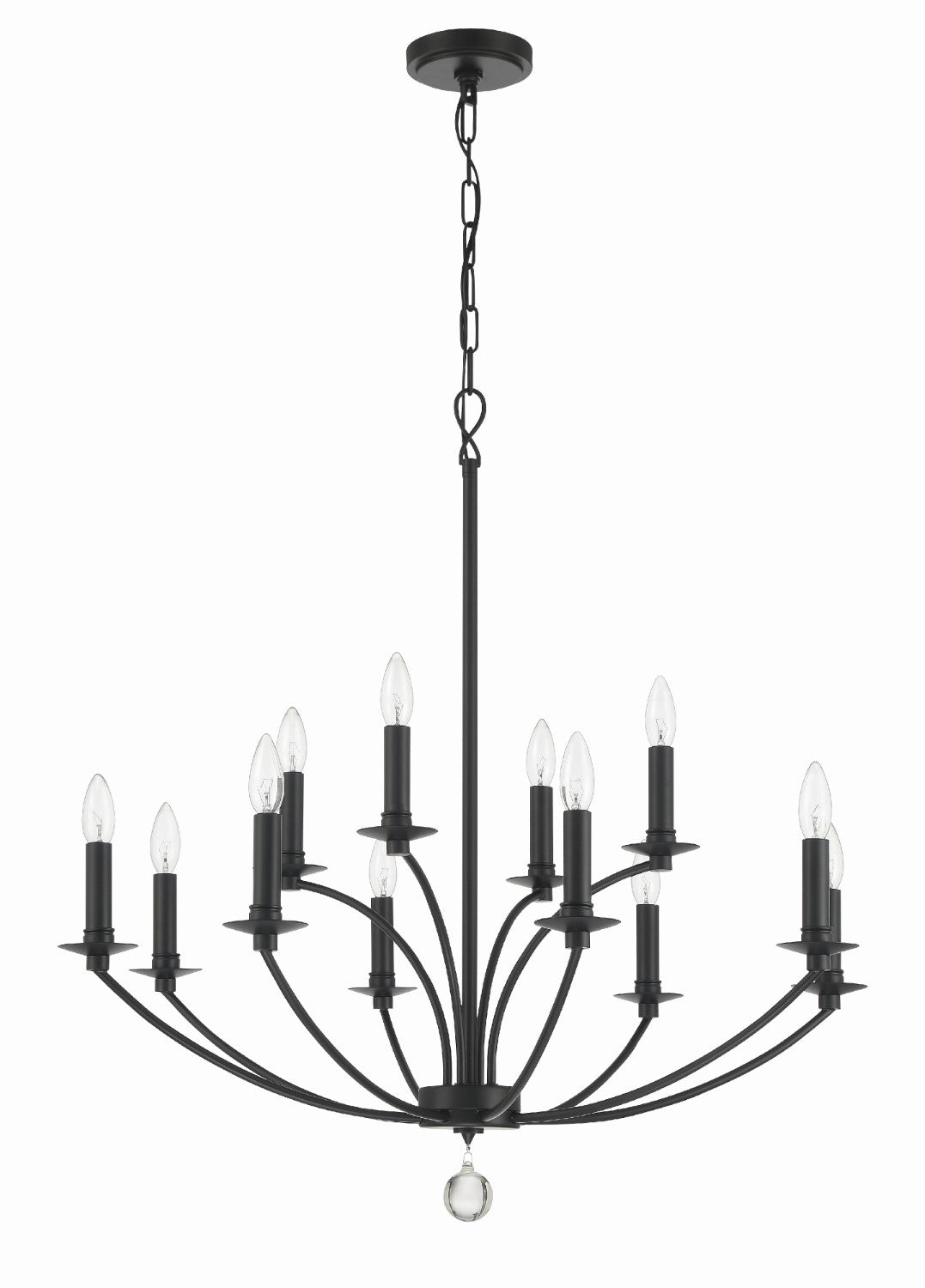 Crystorama MIL-8012 Mila 12 Light Chandelier
