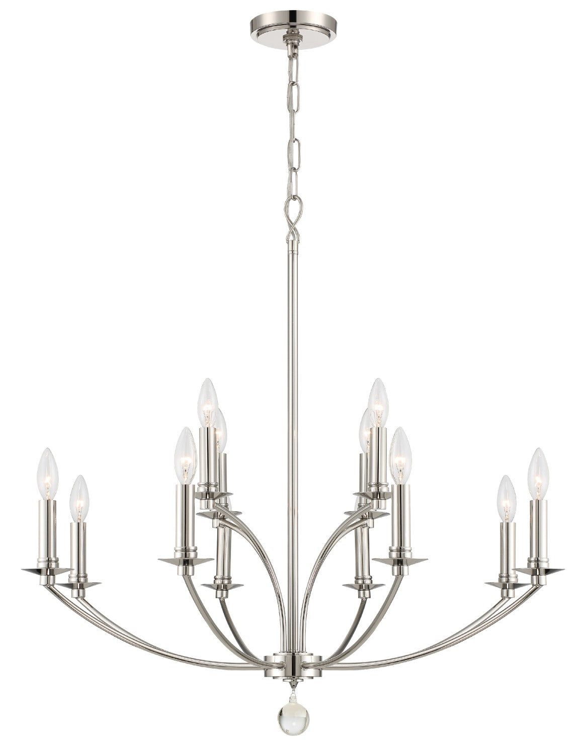 Crystorama MIL-8012 Mila 12 Light Chandelier