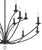 Crystorama MIL-8015-BK Mila 15 Light Chandelier - Black