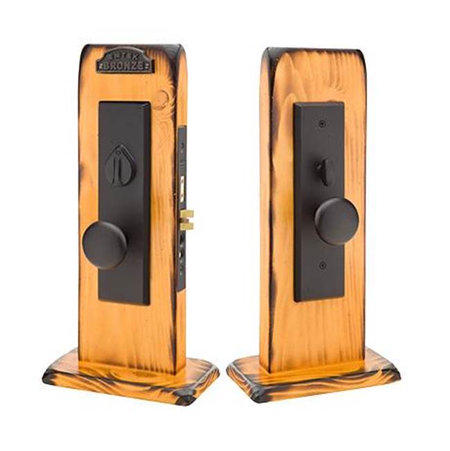 Emtek 3125BU Knob x Knob Dummy , Rectangular Mortise , Butte Knob - Parent