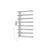 Artos ML07550P Linx 30" x 20" Plug-In Heated Towel Rail