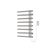 Artos ML07550RP Linx 30" x 20" Plug-In Heated Towel Rail