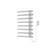 Artos ML07550RP Linx 30" x 20" Plug-In Heated Towel Rail