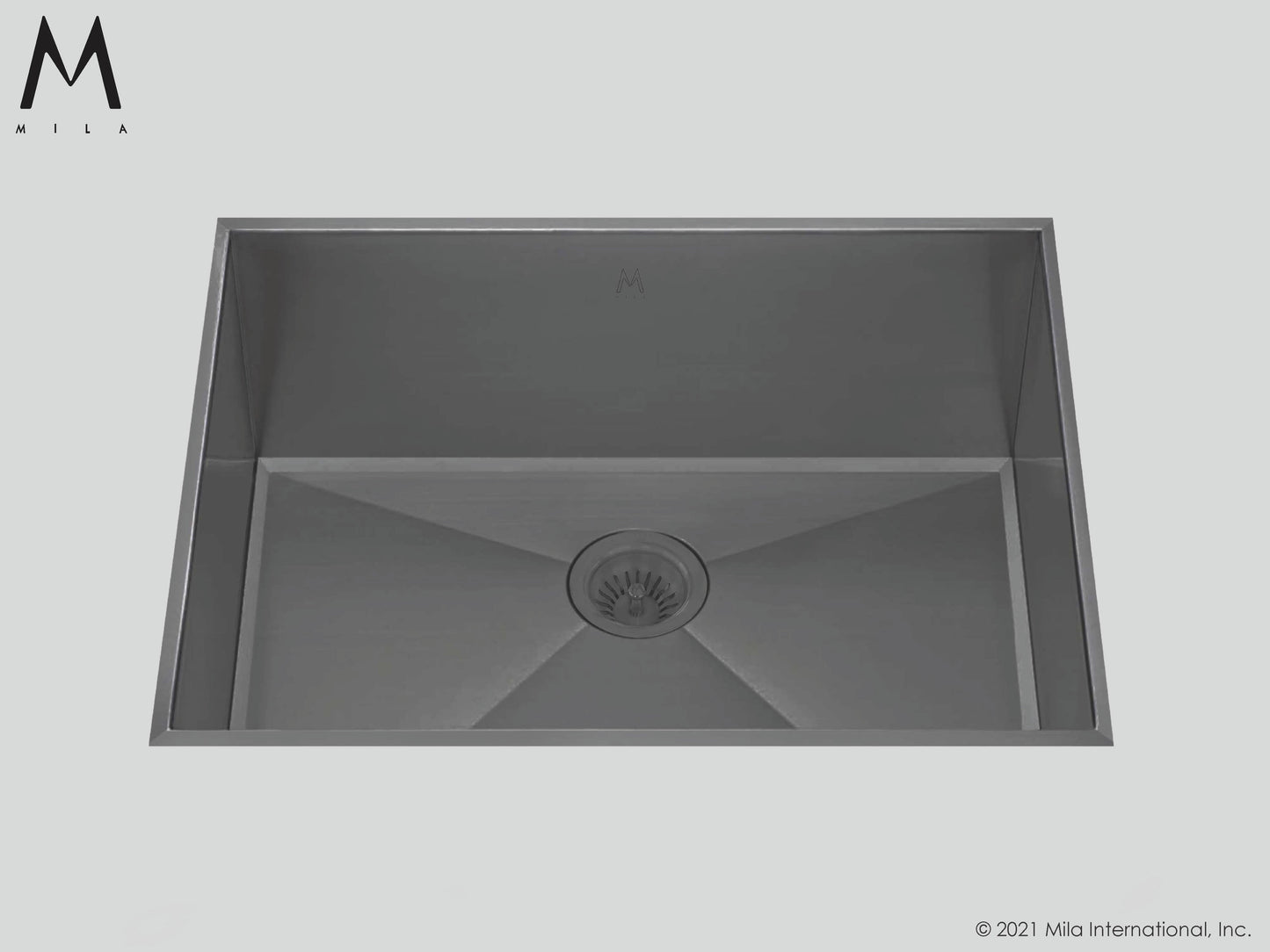 Mila MLFS-654 Louvre Single Bowl Flush Mount Sink - Parent