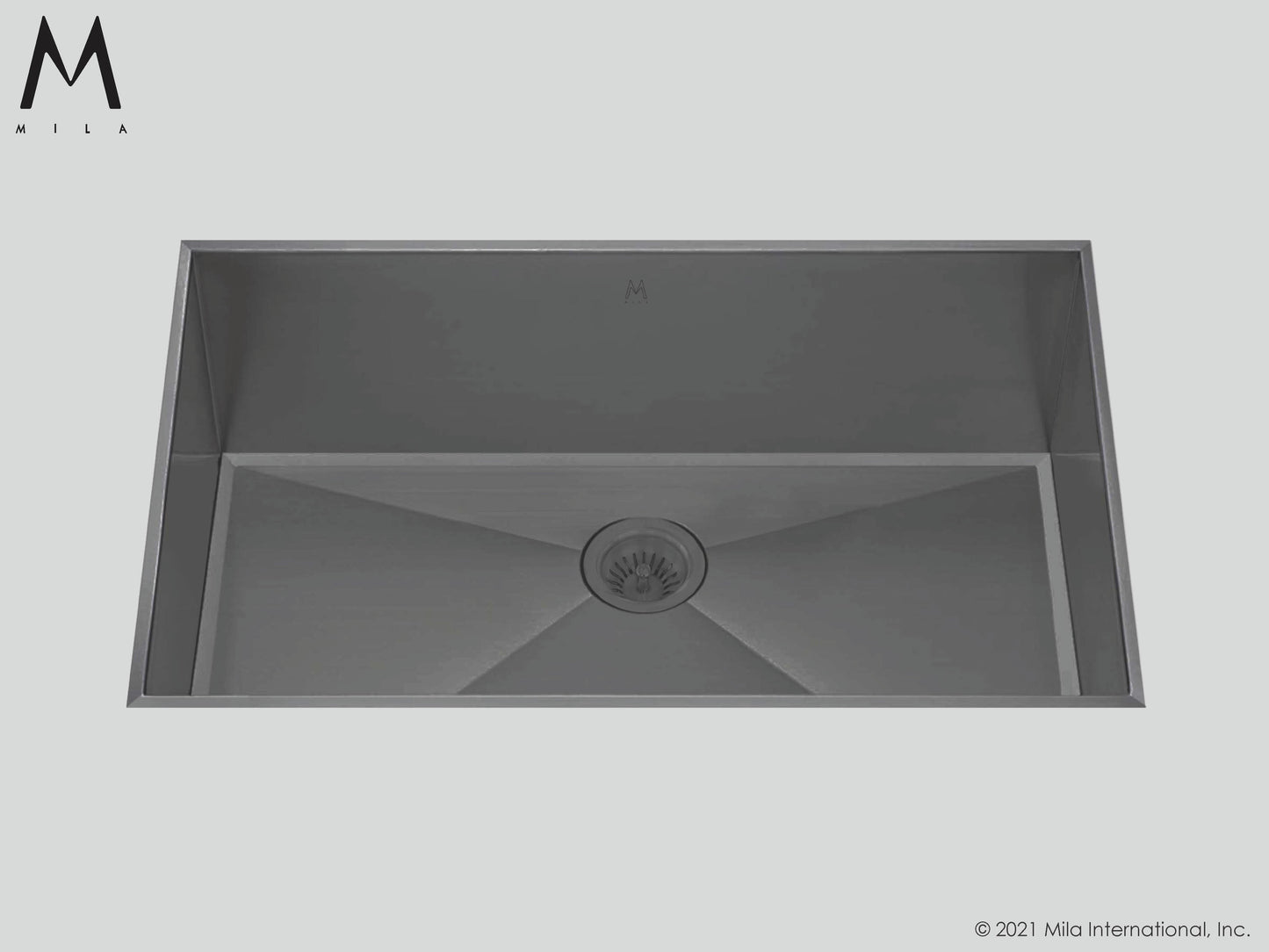 Mila MLFS-656 Louvre Single Bowl Flush Mount Sink - Parent
