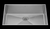 Mila MLFS-656SB Louvre Single Bowl Flush Mount Sink