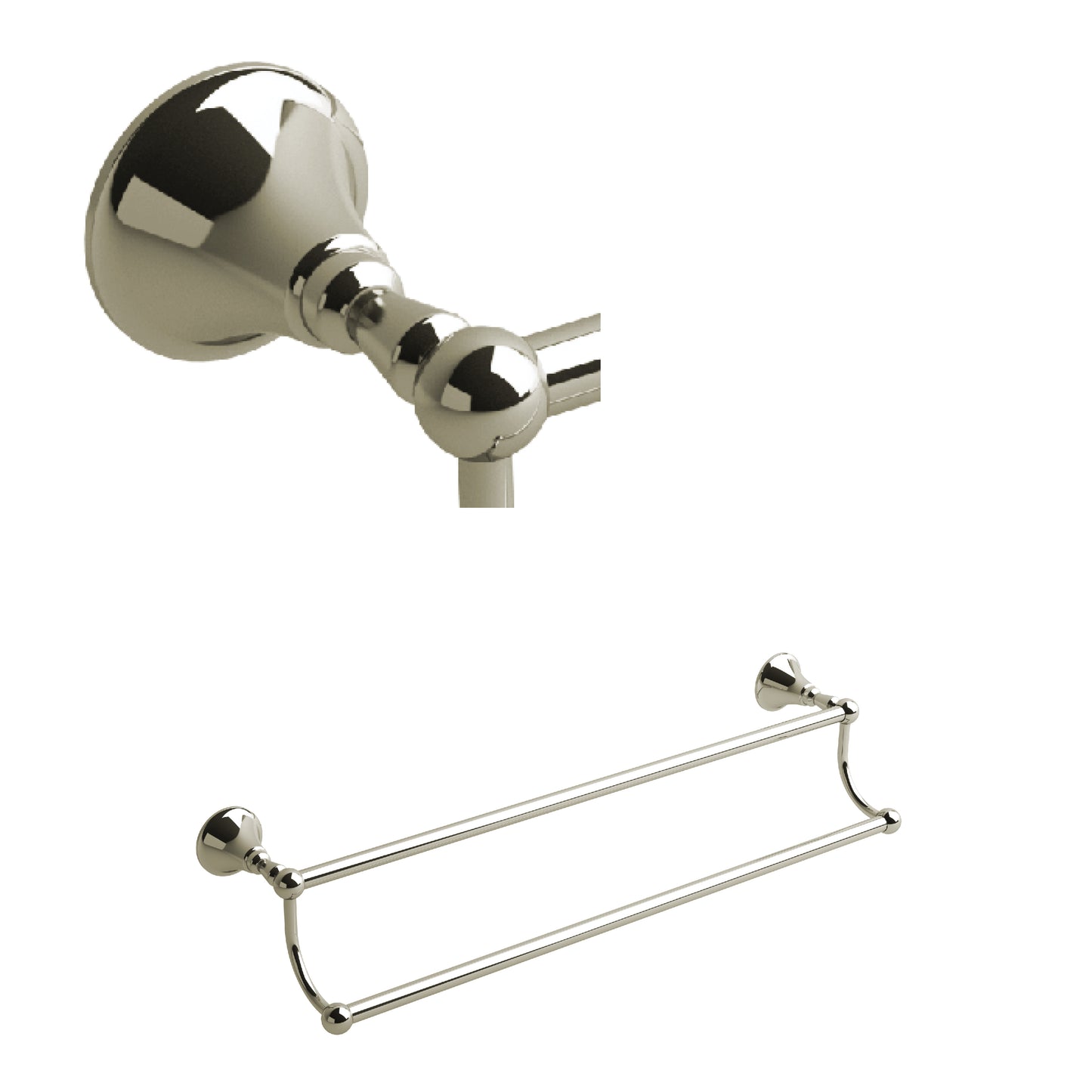 Riobel MM6 Momenti Double 24" Towel Bar