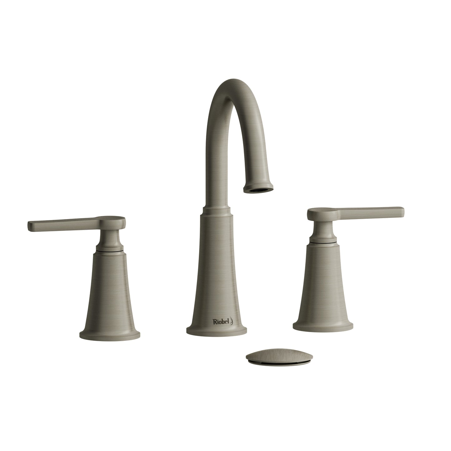 Riobel MMRD08 Momenti Widespread Lavatory Faucet With C-Spout